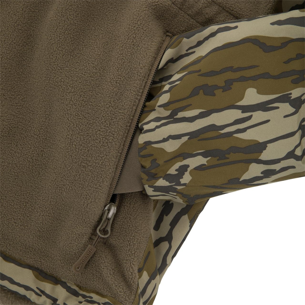 Drake Waterfowl Eqwader MST Camo 1/4 Zip Jacket, Waterproof, Fleece-Lined, Adjustable Cuffs, Men’s Hunting Pullover - Image 5