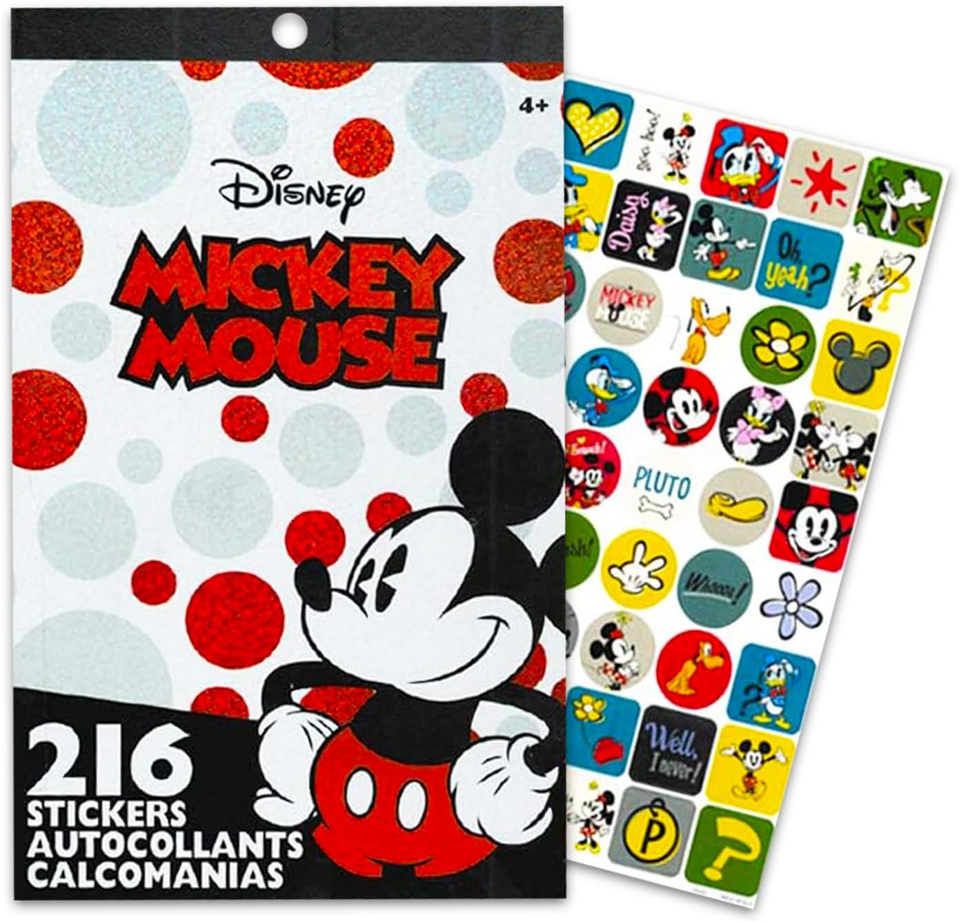 Mickey Mouse Stickers Ultimate Set - Disney Party Supplies Bundle with Over 800 Stickers Featuring Mickey and Minnie Mouse, Donald, Goofy Plus More | Disney Party Favors for Kids, Boys, Girls