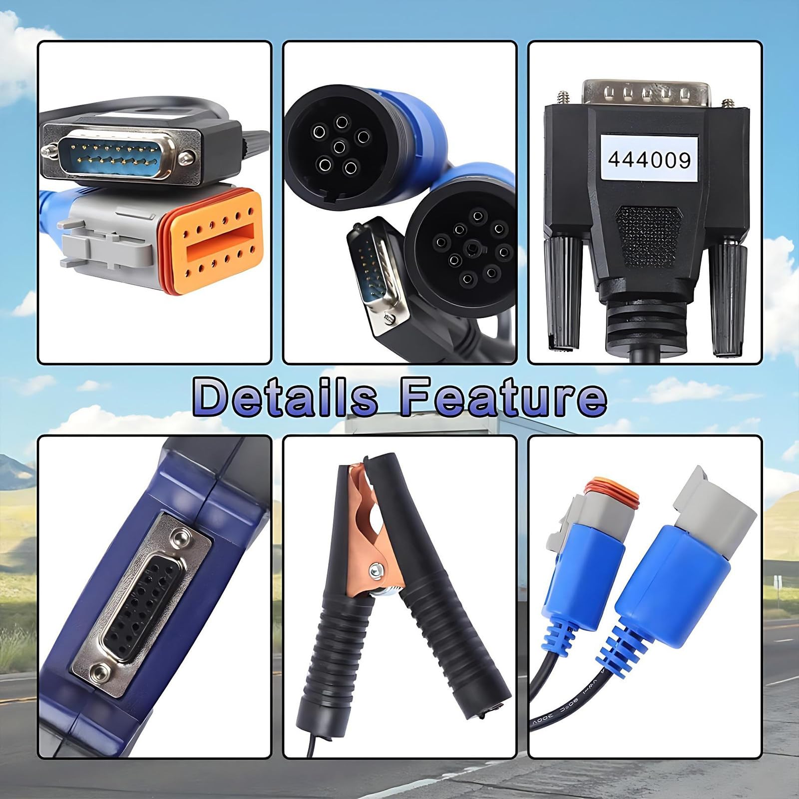 Interfaz para escáner de diagnóstico Nexiq USB Link 3. Edición con Cable, fácil de Usar, para excavadoras y Camiones universales. Herramienta de diagnóstico para Motores diésel.