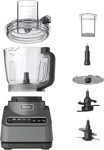 Vista 16 de Ninja Procesador de alimentos, profesional XL, 1200 vatios de pico, 4 en 1, cortar, rebanar/triturar, purés, masa, tazón procesador de 12 tazas, 2