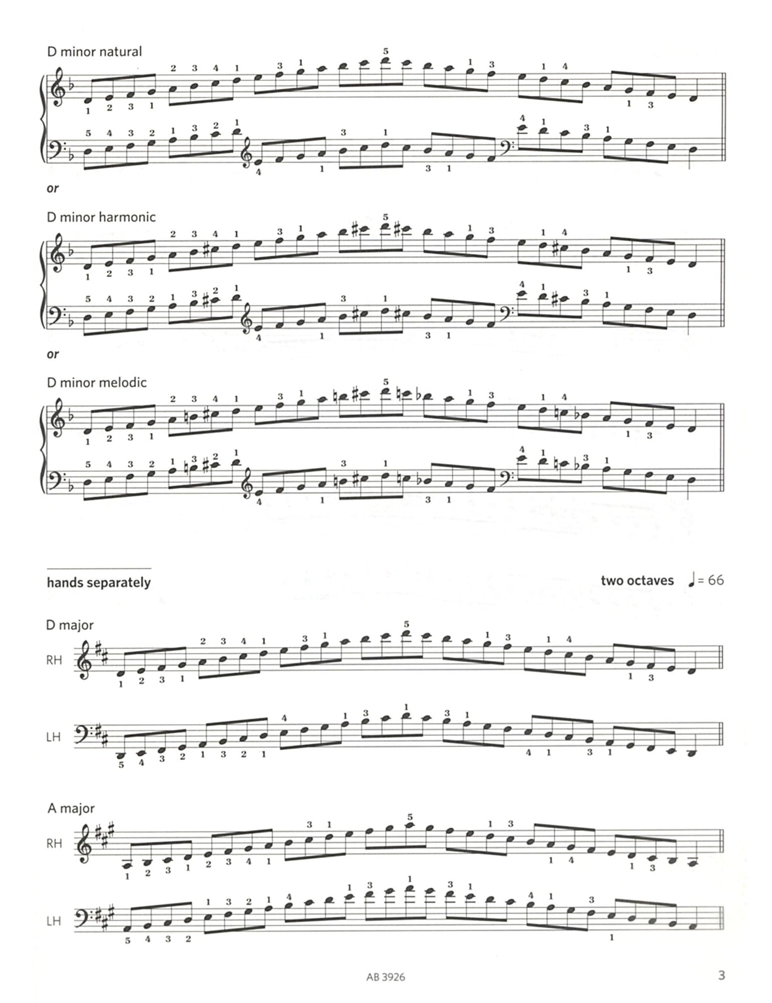 ABRSM: Scales, Arpeggios & Broken Chords for Piano (from 2009) Grade 2