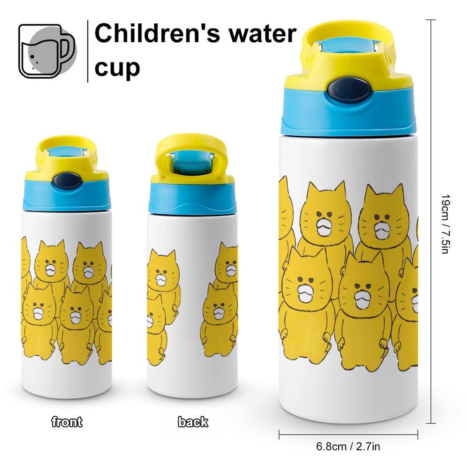 Amazon | ノラネコぐんだん 魔法瓶 断熱カップ 水筒 マグボトル