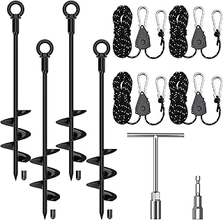 6 Safe Gazebo Anchoring Ideas for Wind Protection 41 Shed Anchor Kit, 4 Pack 18