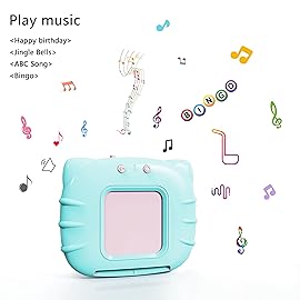Lapare Spanish and English Bilingual Audible Flash Cards Toy with Music, Learn Spanish and English for Kids, Nias, Nios, Bebes