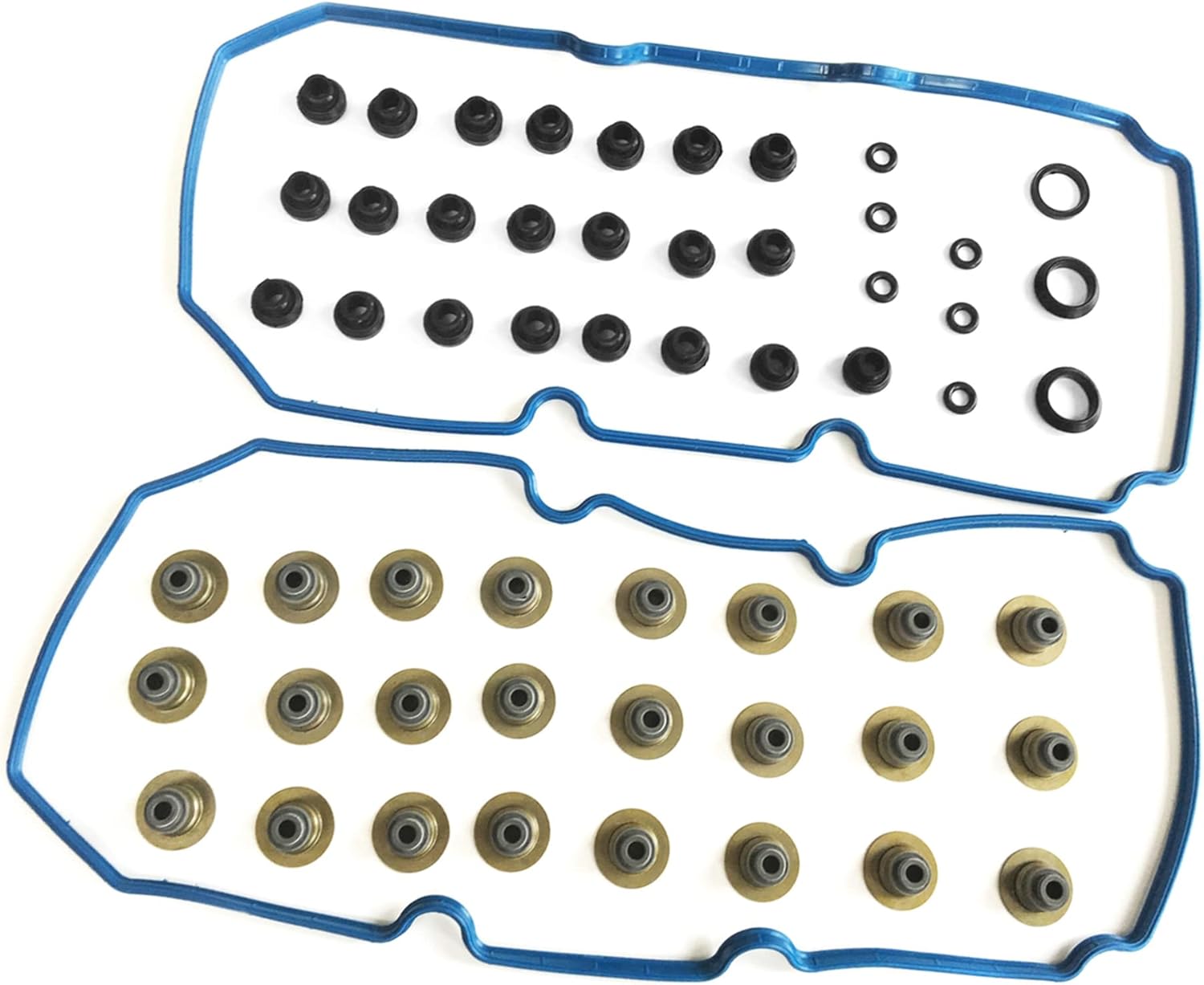 Partsflow Cylinder Head Gasket Set with 16 Head Bolts for Chrysler 300 2005-2006 for Chrysler 300M 1999-2004 for Chrysler Concorde 2002-2004 for Chrysler Pacifica 2004-2006 for Dodge Intrepid 3.5L V6