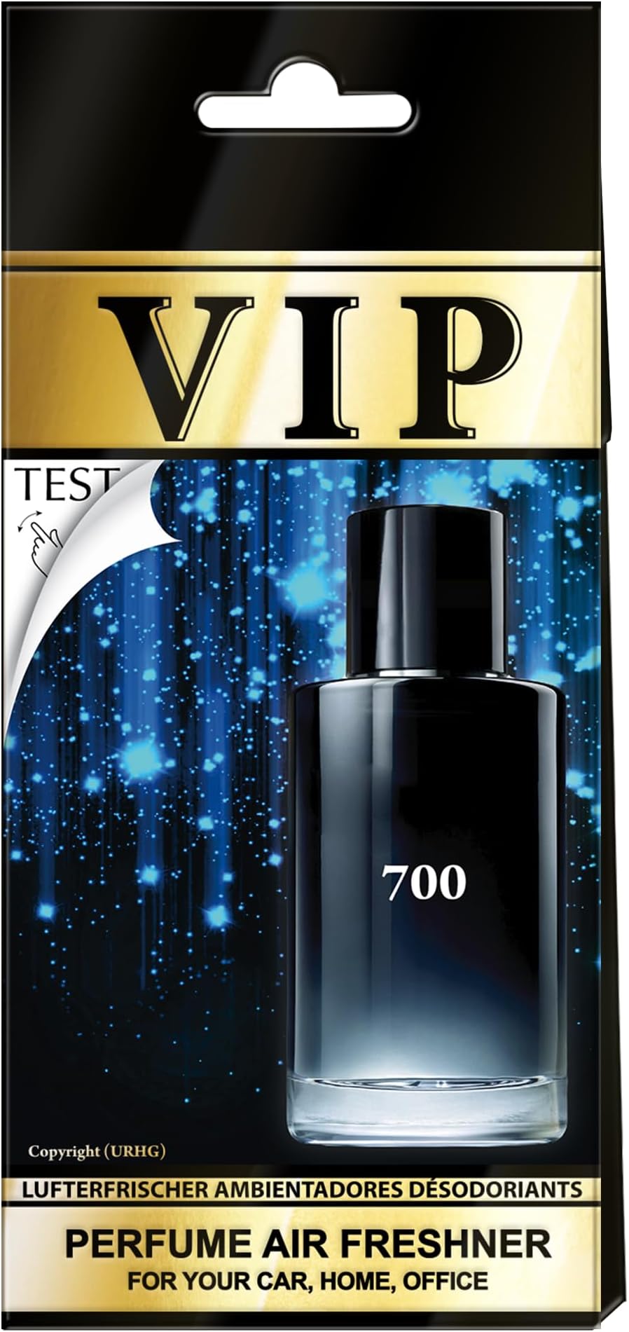 VIP Car Air Fresheners X 3, Premium Quality Air Fresheners With Unique Fragrances Inspired By Top Perfume Houses