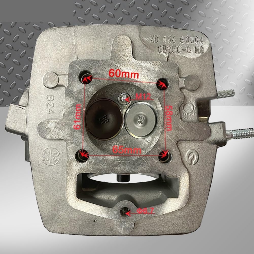 Motorcycle 250cc CB250 Air Cooled Cylinder Head Fit For Zongshen For Loncin For Lifan CB250cc Air Cooling Engine ATV Dirt Bike Accessories