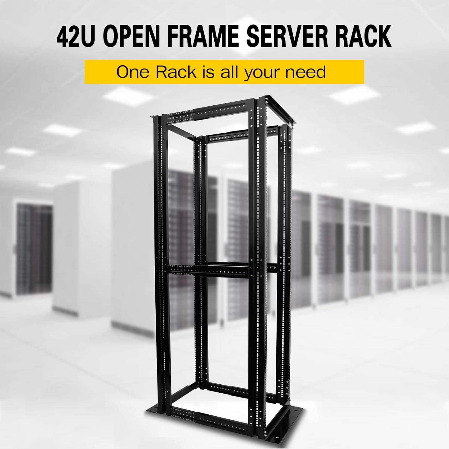 RAISING ELECTRONICS スライディングラック サーバーシェルフ 1U 19インチ 4ポストラックマウント 15イン　並行輸入 : Raising Electronics Sliding Rack Server Shelf 1U 19