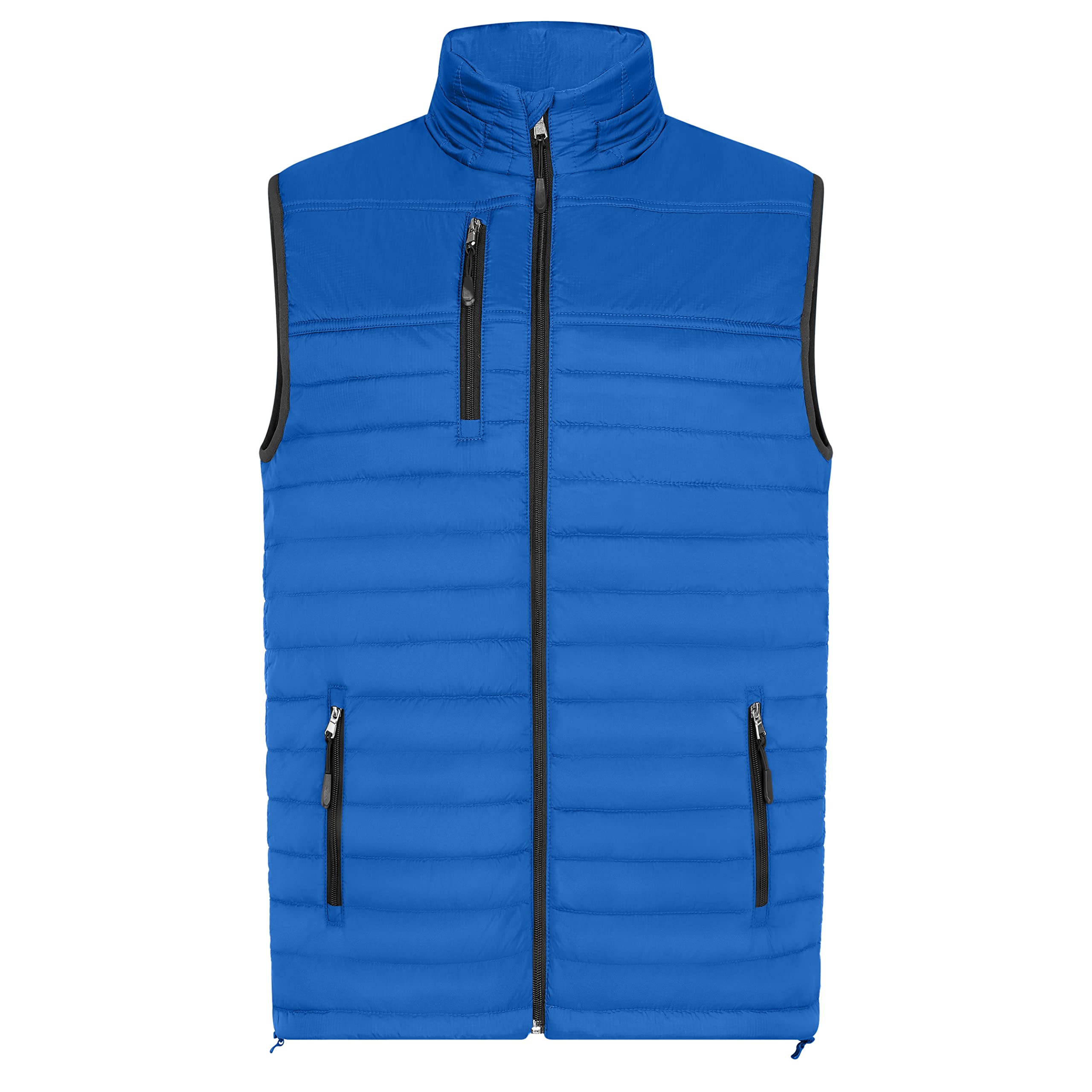 HRM Herren 1301 Herren Hooded Performance Body Warmer I Fair Trade Outdoor Weste Herren, 100 g/m² I Aus 100% leichtem & robustem Polyamid