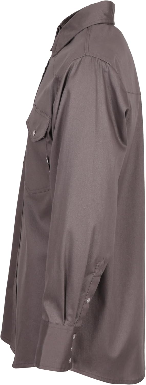 KONRECO FR Shirts for Men 6.5oz Lightweight Work Uniform Flame Resistant Welding Shirt/Water & Stain Repellent - Image 3
