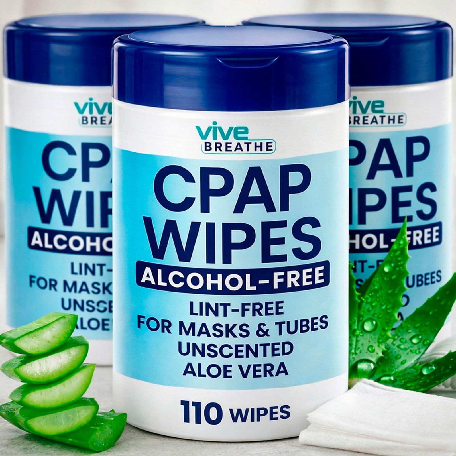 Vive CPAP Mask Wipes 330 Count