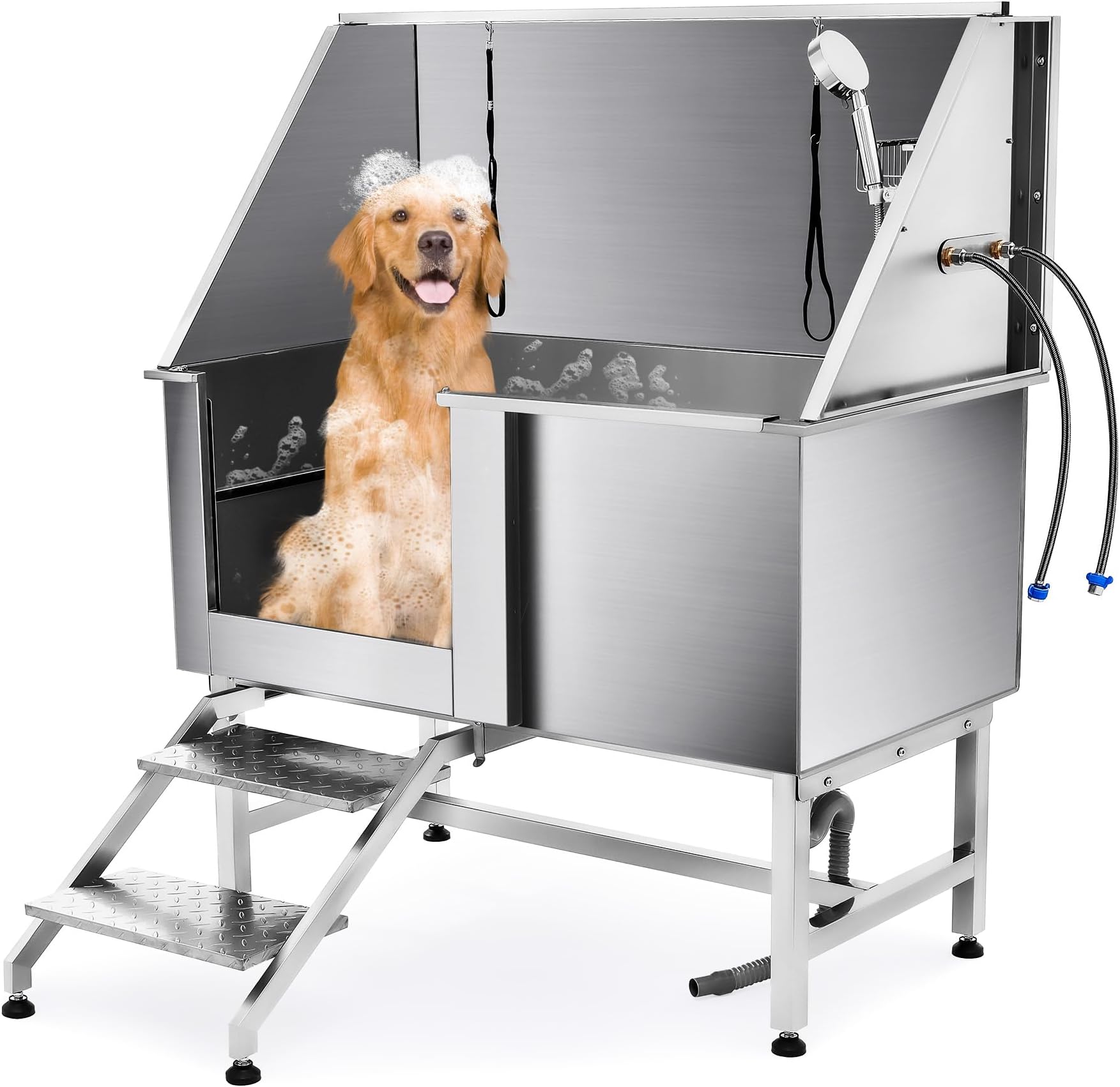 COZ 34" Stainless Steel Dog Pet Washing Bathing Station