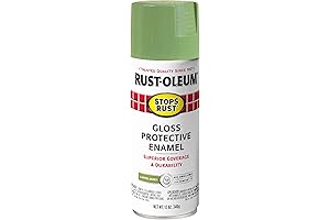 Rust-Oleum 365146 Stops Rust Spray Paint in Gloss Laurel Green