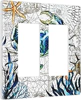 Vista 145 de Cubierta de interruptor de luz decorativa de pared de bruja negra Ouija Gótica Esqueleto Calavera 1 banda Placa frontal eléctrica de interruptor