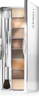 Clinique All About Shadow Eye Shadow Palette: 8 Silky Buildable Shades in Black Honey, Pink & Nude Honey – Safe for Sensitive Eyes