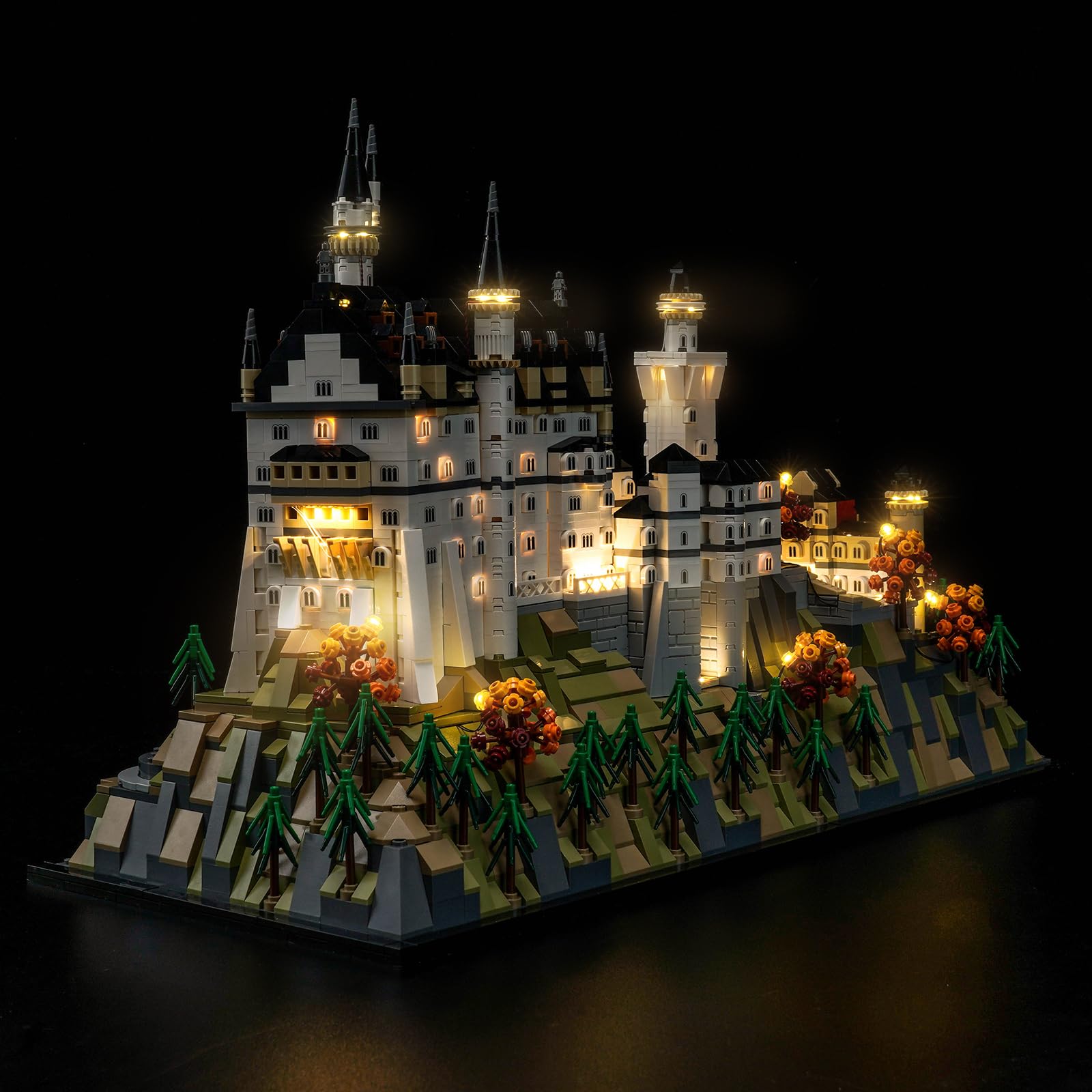 Remote Control Led Light Set Compatible with Lego 21063 Neuschwanstein Castle (No Model) - Image 2