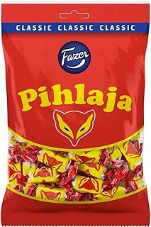 Fazer Pihlaja "Fox Candy" Classic Finnish Rowan Berry Marmalade Candy Bag