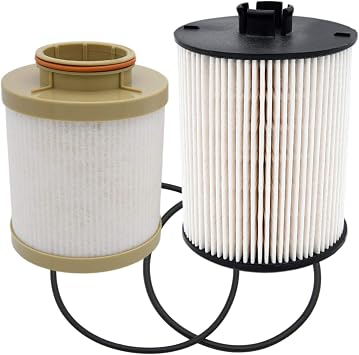 FD-4617 Fuel Filter, LIYYOO Replacement 6.4 Powerstroke Fuel Filter, Compatible with 2008 2009 2010 Ford F250 F350 F450 F550 Super Duty with 6.4L Powerstroke Diesel, Replaces FD4617, 8C3Z9N184C.