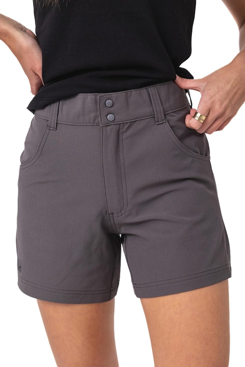 Realtree Women's Tech Shorts, Lightweight, Quick-Dry, Stretch Fabric for Hiking, Camping, Fishing & Everyday Wear