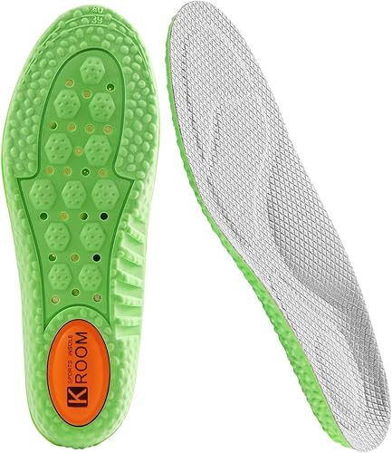 Miniatura 7 de Plantillas de zapatos para hombres y mujeres, plantillas de espuma viscoelástica, cómodas plantillas de zapatos deportivos para absorción de golpes