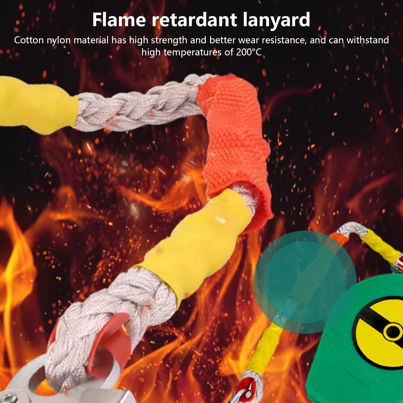 Dispositivo Anticaidas Retráctil, Linea de Vida Retractil Homologado 150 KG, Verde/Amarillo Arnés de Seguridad Anticaídas Retráctil 3-20m para Trabajos en Altura(Verde,10 metros)