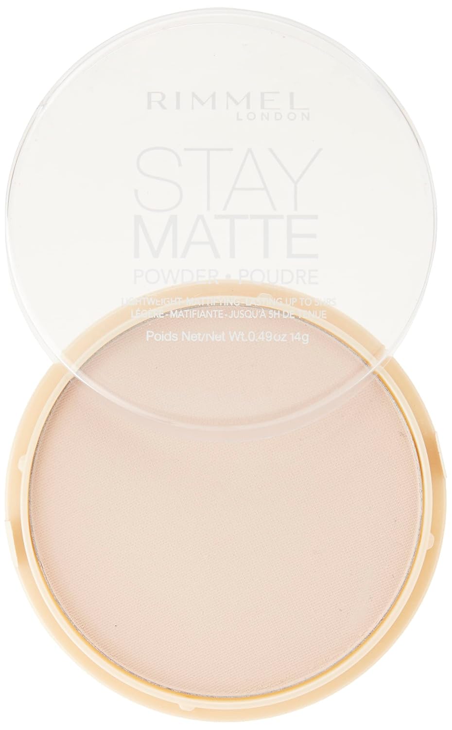 Rimmel London Stay Matte - 003 Natural - Pressed Powder, Lightweight, High Coverage, Shine Control, 0.49oz (Pack of 2)