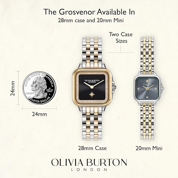 Olivia Burton Mini Grosvenor 20mm Womens Quartz Watch