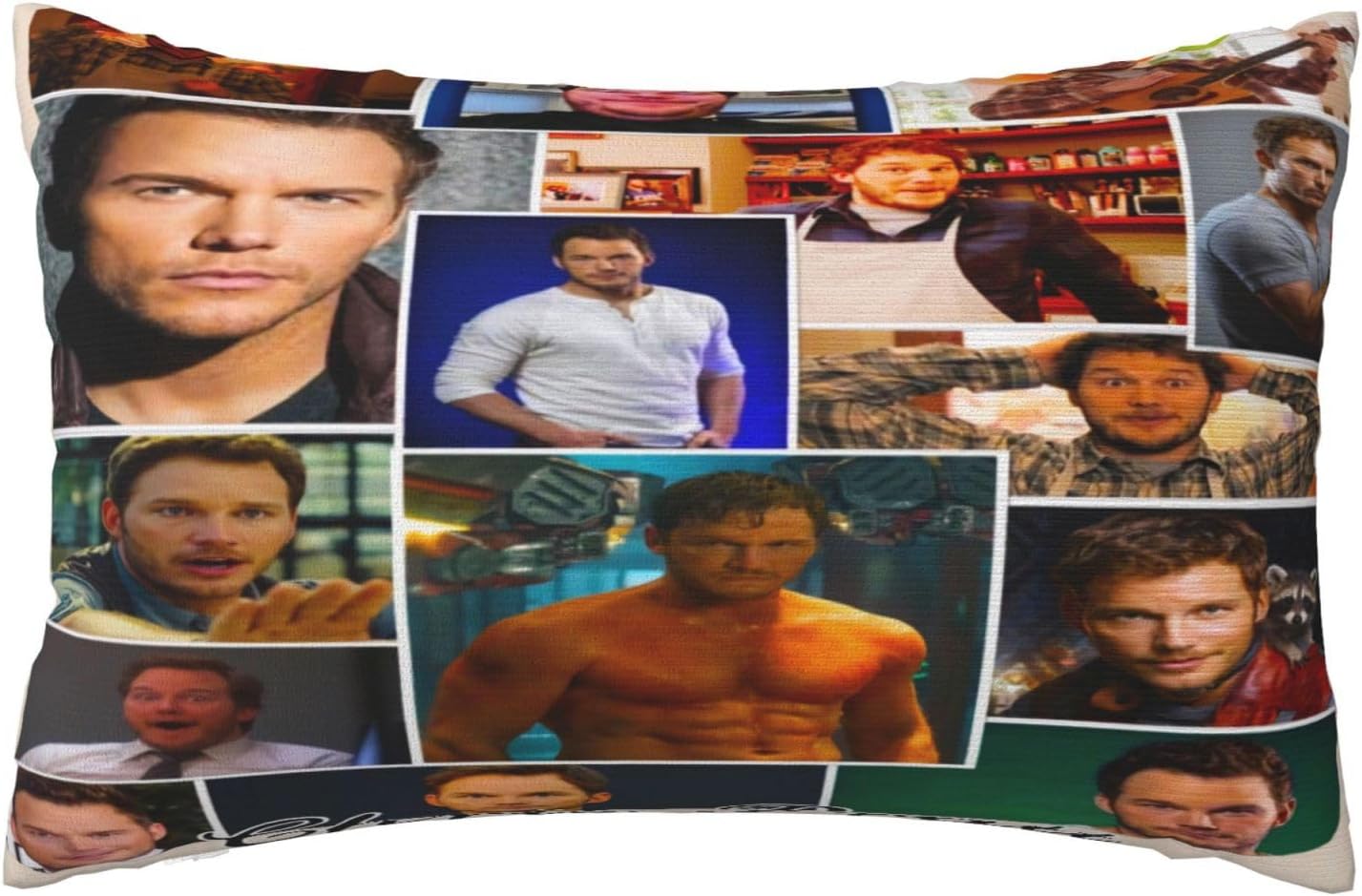 CAIENSO Throw Pillow Covers Chris Actors Pratt Decorative