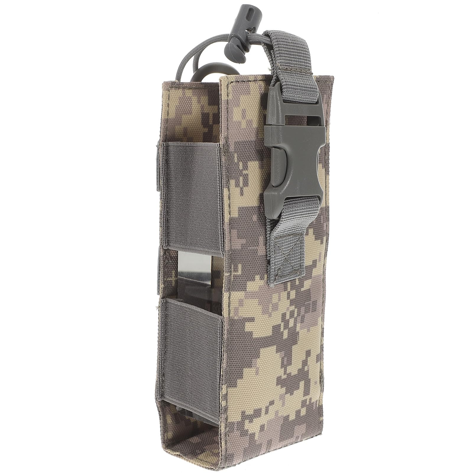 Beavorty Bag Leather Pouch Mobile Phone Holder Waist Pouch for Hiking Camping Outdoor Activities Detachable Belt Case Radio Case Storage Bag