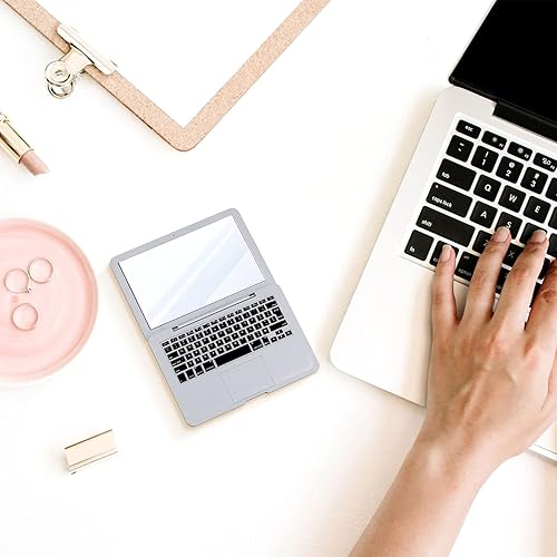 Miniatura 6 de Jetec Mini Espejo de Bolsillo para Laptop de Gato Espejo de Laptop de Gato 3.7 x 2.5 Pulgadas Pequeño Espejo de Computadora Falso Compacto para Casa
