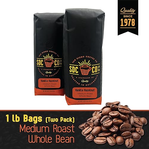 Miniatura 10 de San Diego Coffee Café orgánico tostado francés DECAF, tostado oscuro, café en grano entero, bolsa de 16 onzas