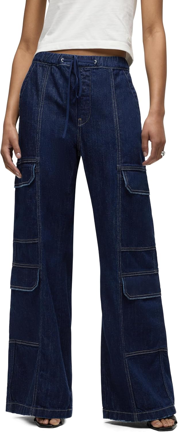 Hudson Womens Drawstring Parachute Pant