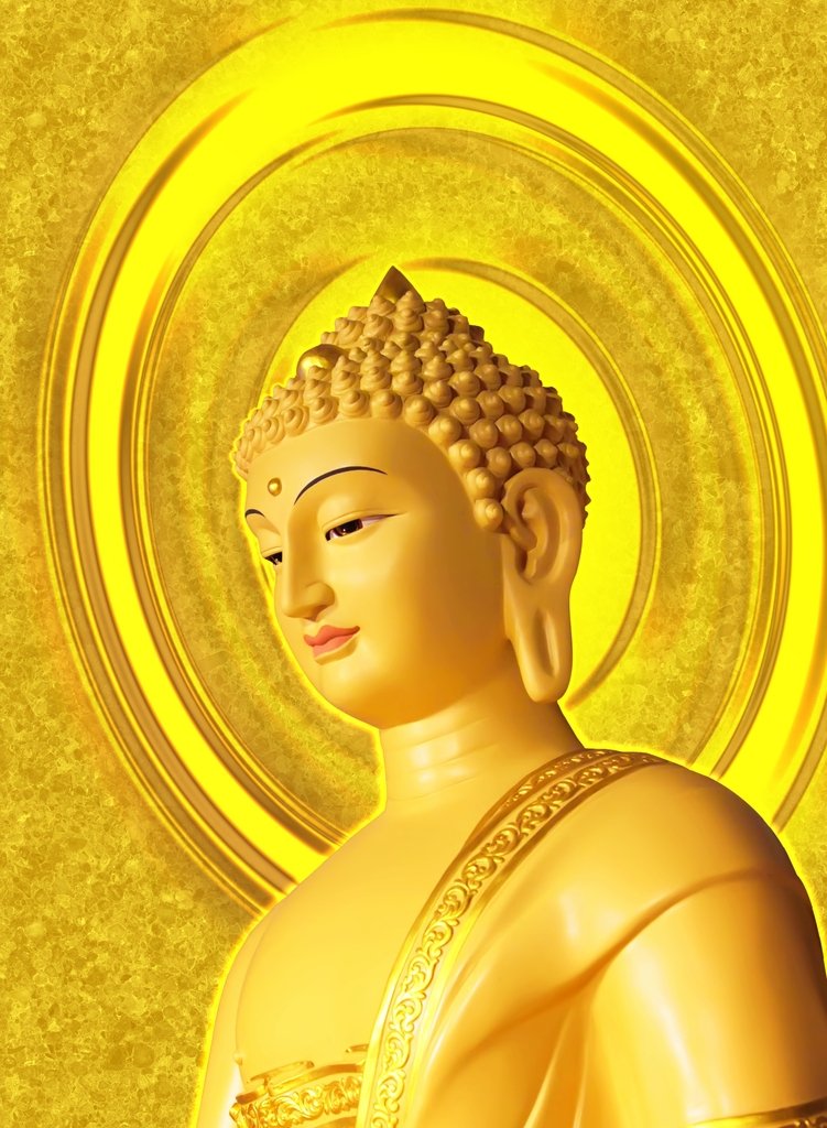 DECOR Kafe Home Decor Yellow Buddha Self Adhesive Wall Poster (PVC Vinyl, 76 X 55 CM) (B01MXWOGJN) Amazon Price History, Amazon Price Tracker