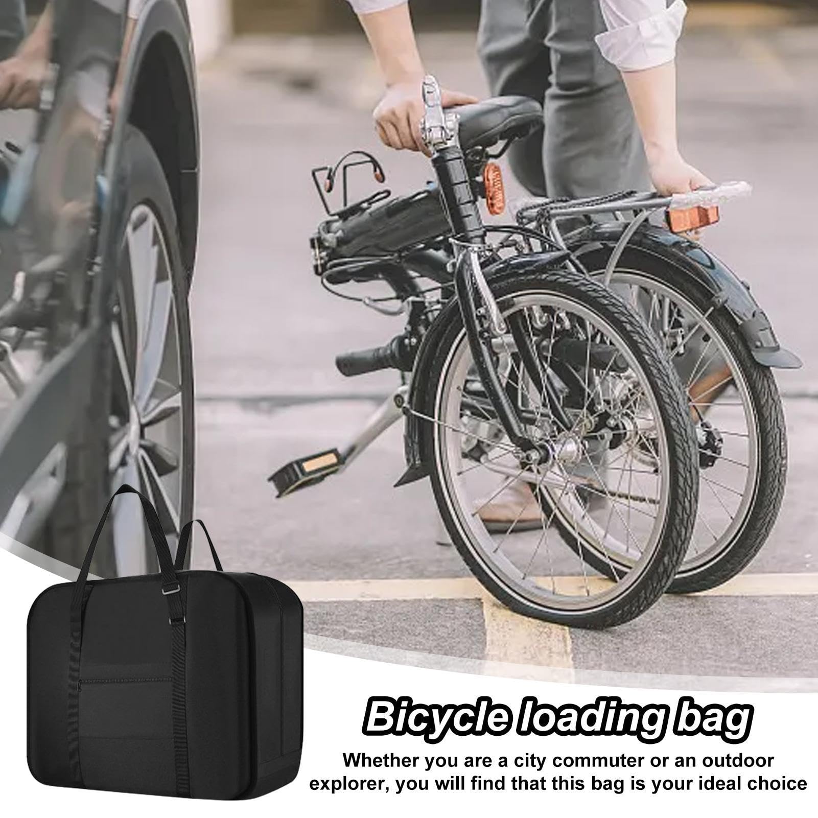 Reisetasche für – faltbare Aufbewahrung für praktische Zugangshülle | wasserdichte Tragetasche | Schutz für den Transport von Fahrrädern mit großer Kapazität 50,8 cm (50,8 cm)