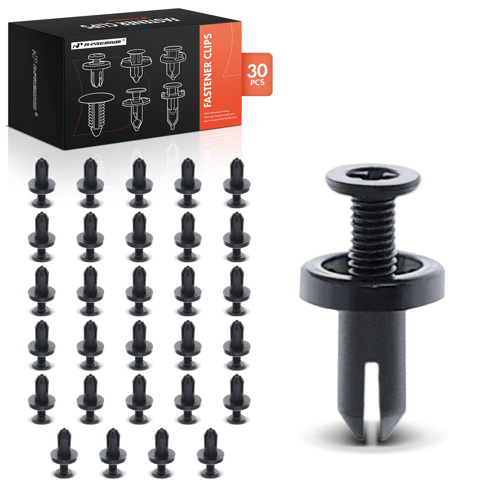 Clips de retención tipo tornillo de nailon para Mazda CX-5 y Mazda 3 8