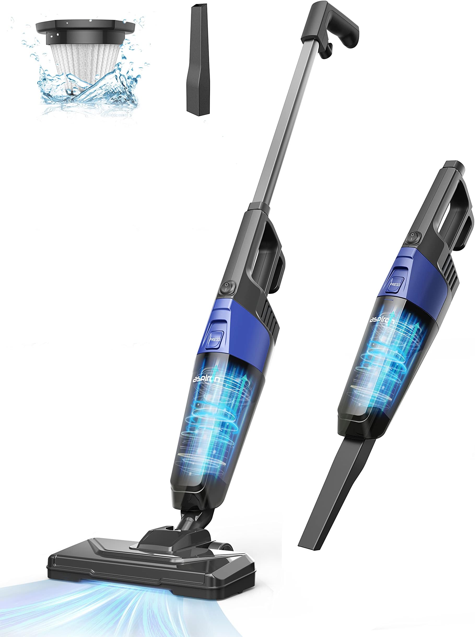 Corded Stick Vacuum Cleaner, Aspiron Small Vacuum Cleaner