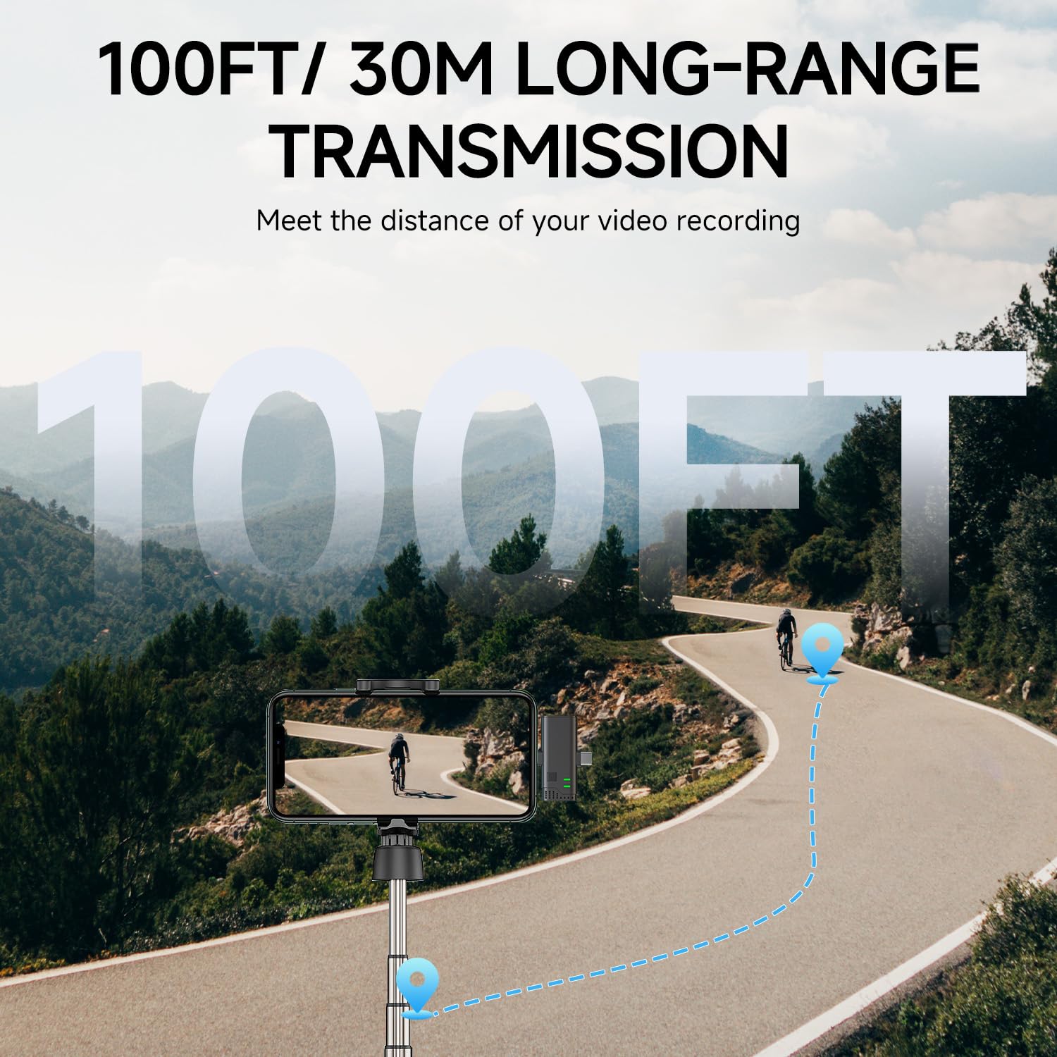 2 Pack Professional Wireless Lavalier Microphone for iPhone iPad Android with Charging Case Noise Reduction Plug-Play Clip on Lapel Mic for Video Recording Vlogging, YouTube, Interview, Live Streaming: Metallic