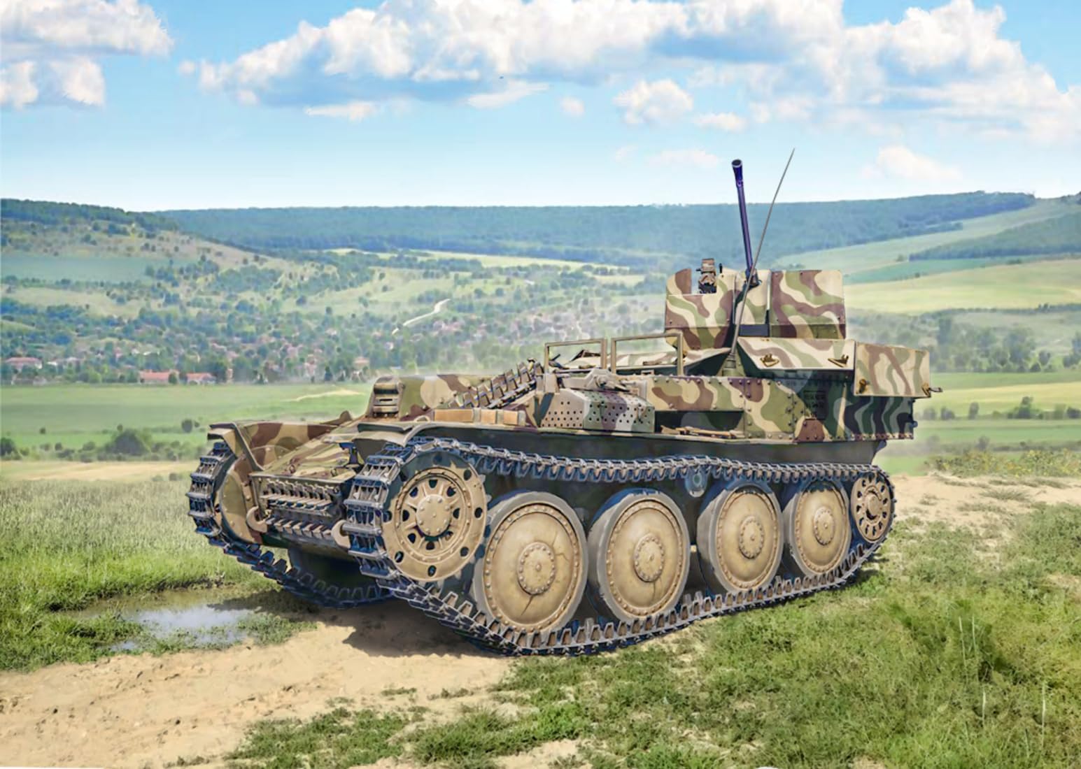 ITALERI Maquette Char Sd. Kfz. 140 Flakpanzer 38(t) Gepard 1:35
