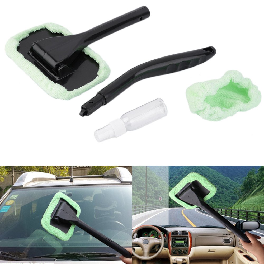 PREUP 2017 PREUP Microfiber Auto Window Cleaner Long Handle Car Wash