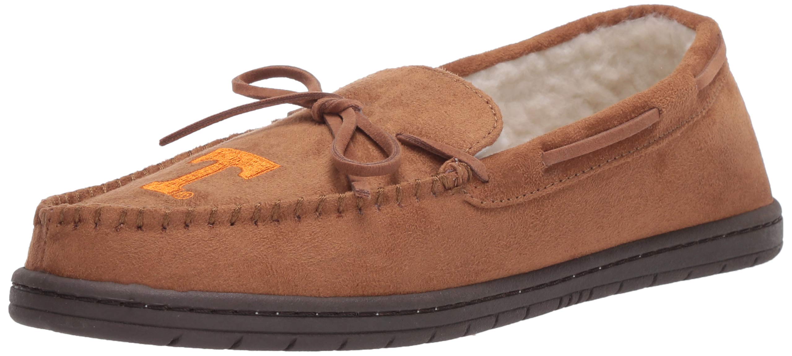 FOCO NCAA Mens NCAA College Team Logo Moccasin Slippers