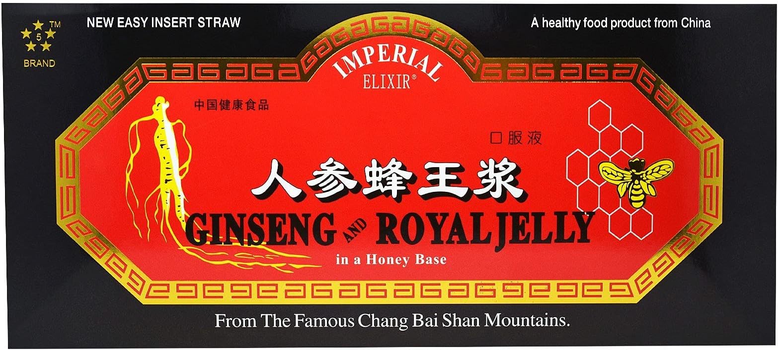 Imperial Elixir Ginseng and Royal Jelly Vials, 10 Count