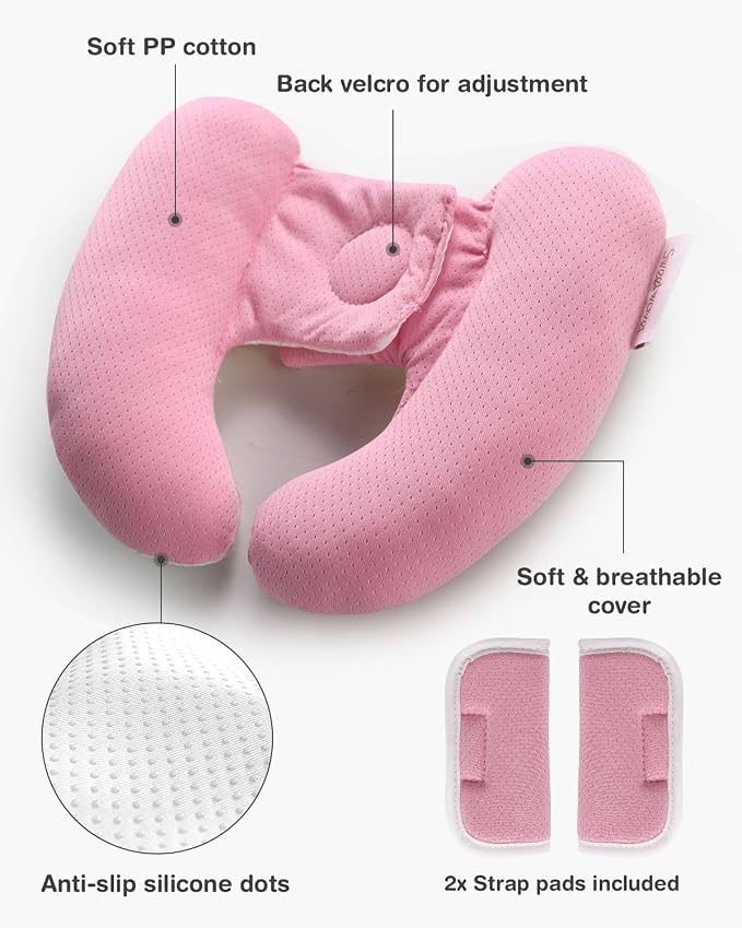 Almohada de cuello para bebé para coche y cochecito miniatura 4