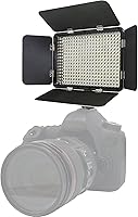 Vista 2 de Kit de luz Vidpro LED-330 para foto y video - Luz LED de panel para cámara - Luz ajustable y regulable se adapta a cámaras, videocámaras y DLSR