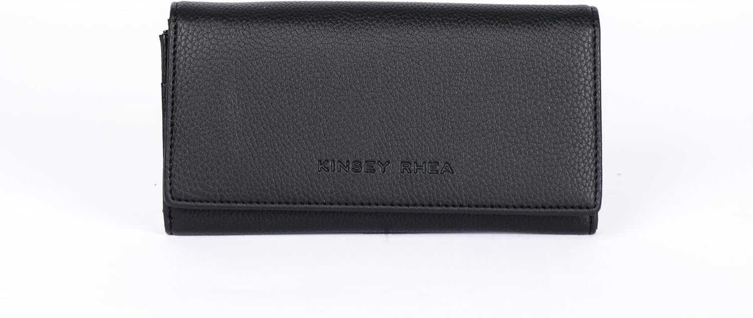 Kinsey Rhea Grace RFID Blocking Wallet, Multiple Card Slots, Zip Pocket (brown) - Image 4
