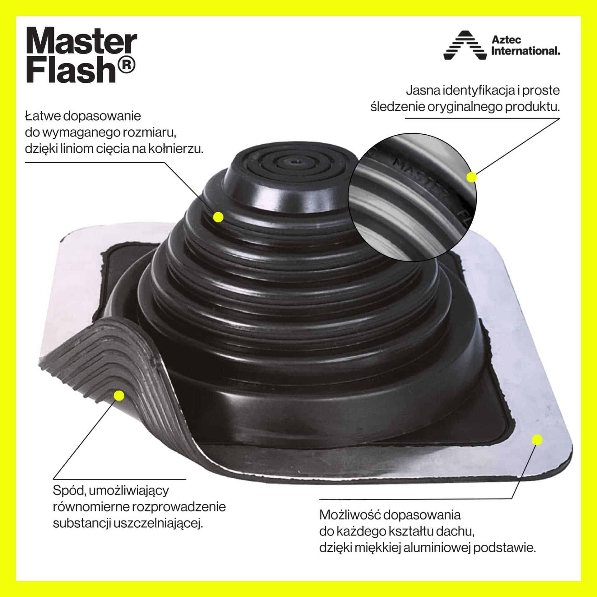Junta de EPDM flexible de paso de techo Brida antiingreso de agua Resistente a la temperatura Protección de chimeneas Tuberías Cables Paneles Universal #5 (108-178 mm)