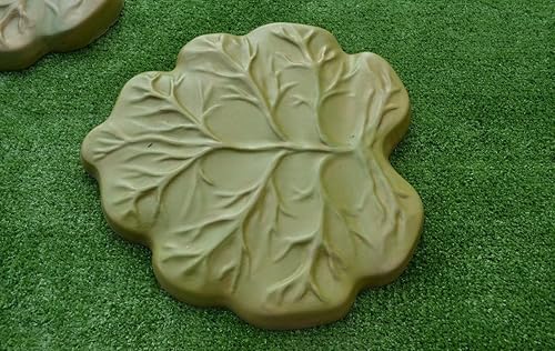 Miniatura 3 de Moldes de hormigón Vendido Set 2 piezas Hojas Moldes Stepping Stone Molde de hormigón para camino de jardín S09