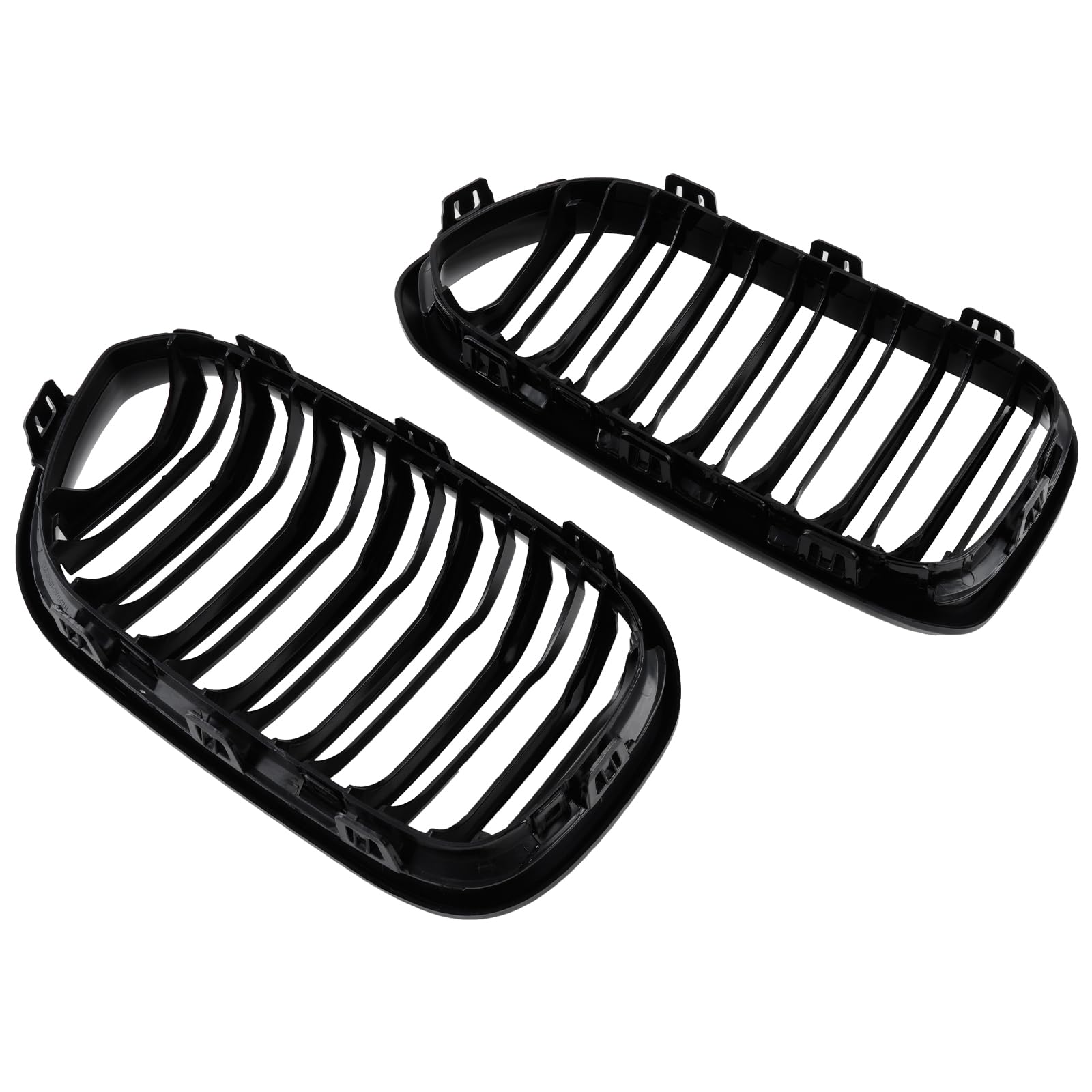 F20 Griglia Radiatore Anteriore Nera Lucida, Compatibile con BMW Serie 1 F20 F21, 2015-2018 (For 1er F20 2015-2017)