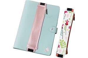 MoKo Pencil Case (2 Pack) - Printing & Gold Pink