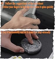 Vista 7 de Juego de dados de ruleta único de metal, mecánico, rodillo DND D & D, Steampunk Spinner D20 todo en uno D4 D6, D8, D10, D12 D100 para Dungeons and