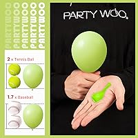 Vista 683 de PartyWoo Nude Balloons 100pcs 12 Inch Apricot Boho Fall Neutral Latex Helium Balloons for Graduation Wedding Anniversary Birthday Boy Baby Shower
